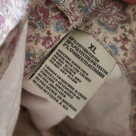 April Cornell Pink Paisley Overalls - Picture 3 of 6